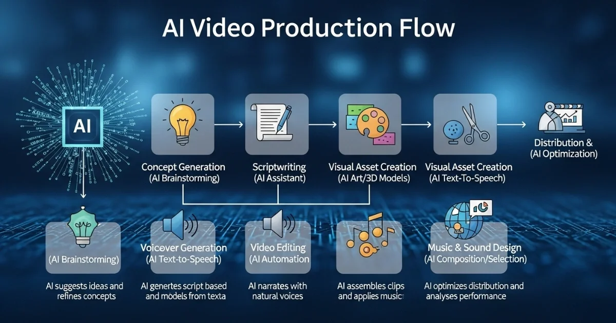 AI Video Production Flow