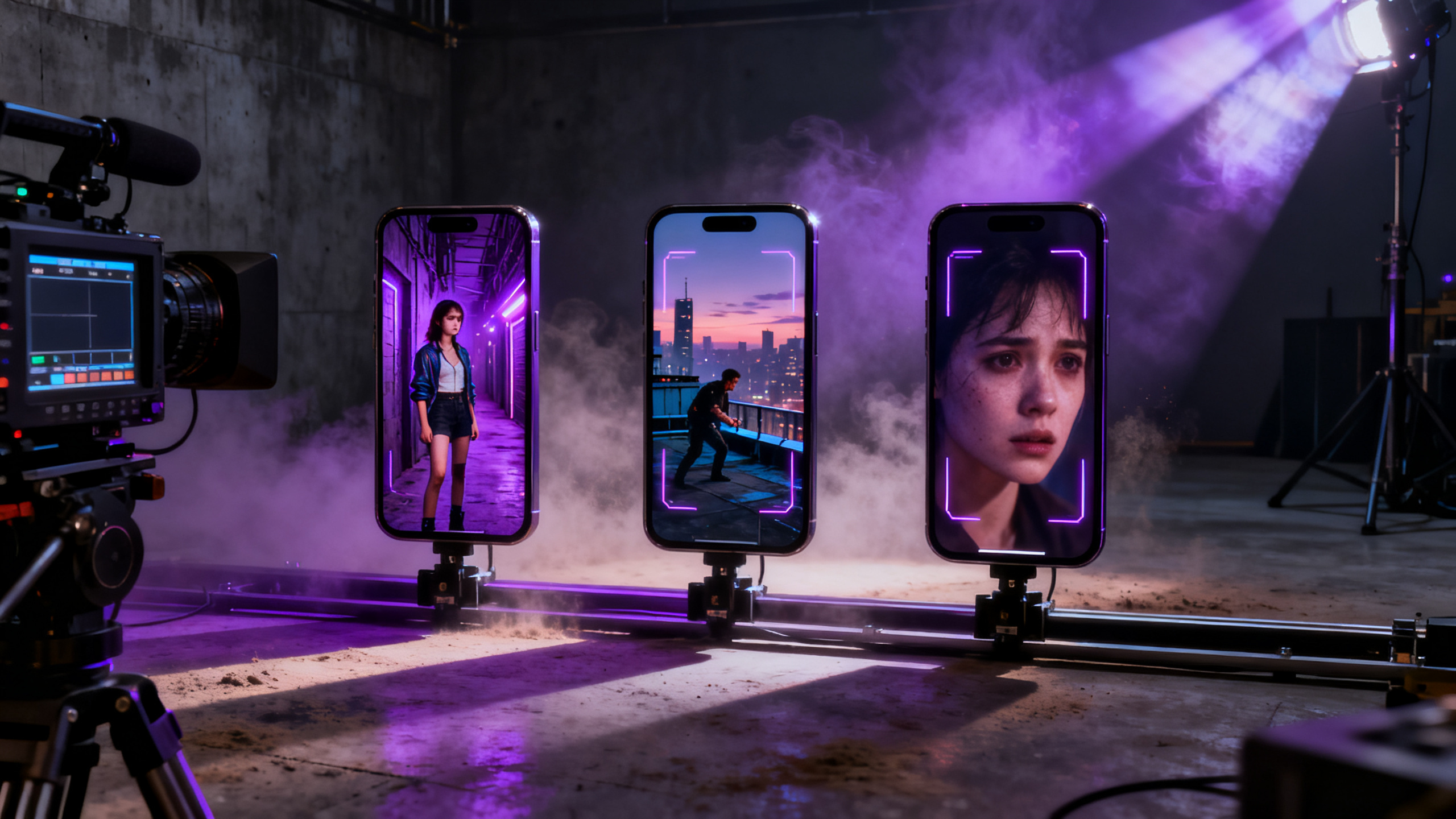 Vertical drama deliverables — cinematic decorative banner