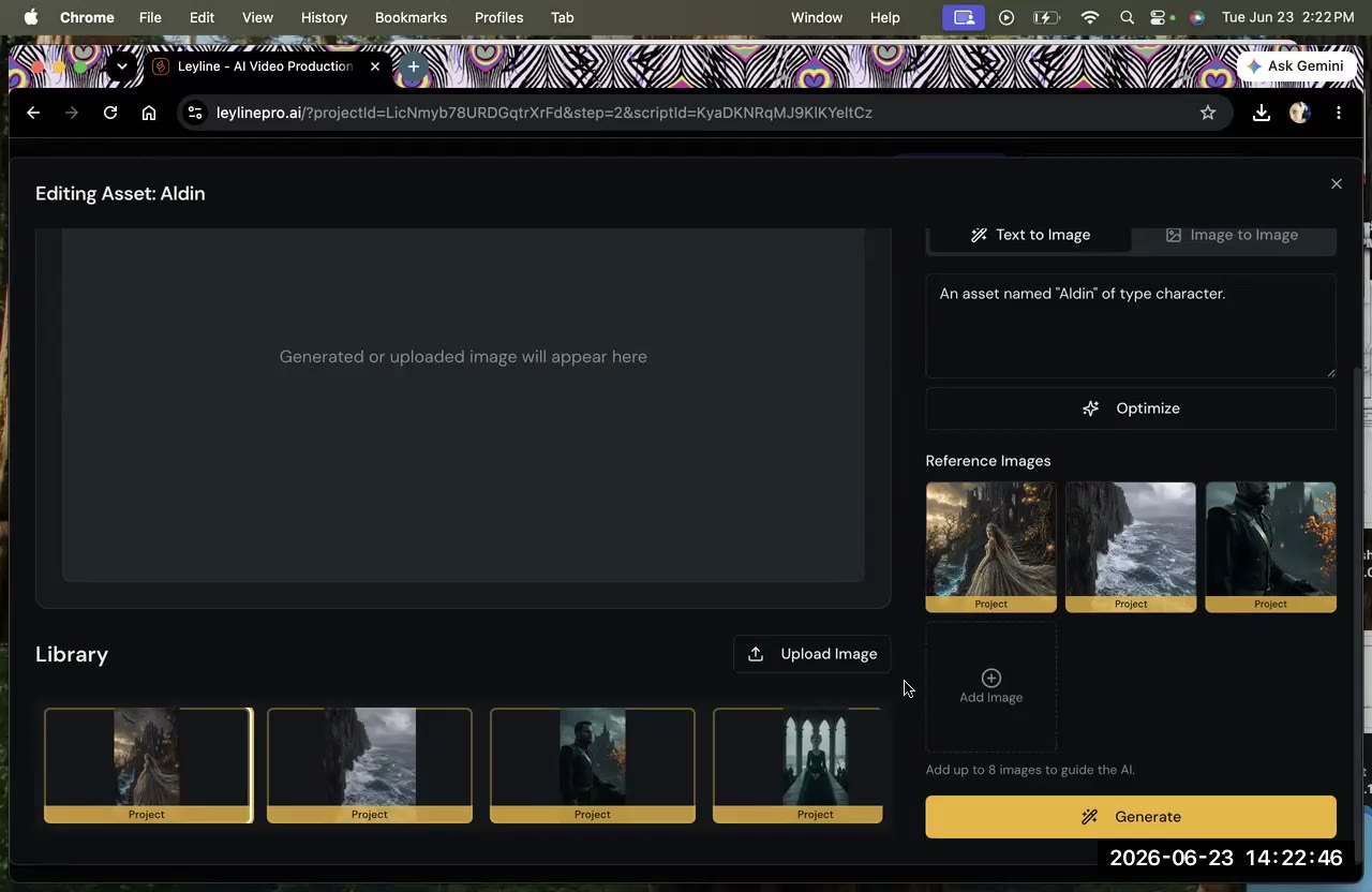 Character Reference Images Not Showing